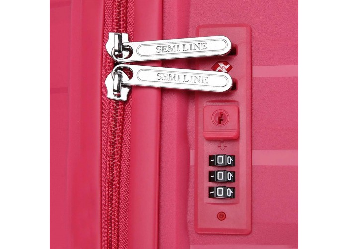 Валіза Semi Line 24" (M) Magenta (T5796-2)