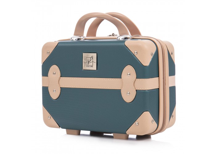 Бьюті-кейс Semi Line 10L Green-Navy (T5838-1)