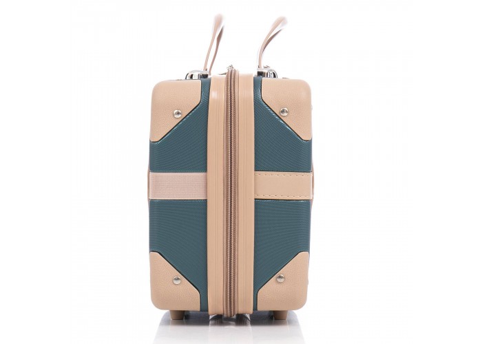 Бьюті-кейс Semi Line 10L Green-Navy (T5838-1)