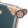 Валіза Semi Line 20" (S) Green-Navy (T5838-2)