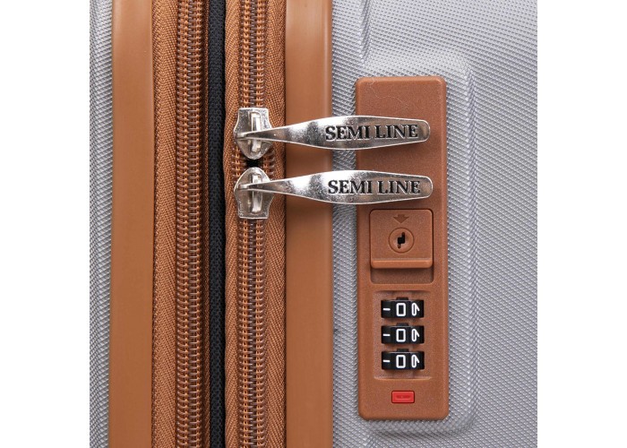 Валіза Semi Line 28" (L) Light Grey (T5849-3)