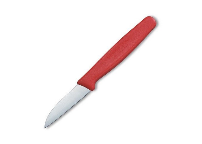 Ніж кухонний Victorinox Paring для чищення 6 см червоний (Vx50301)