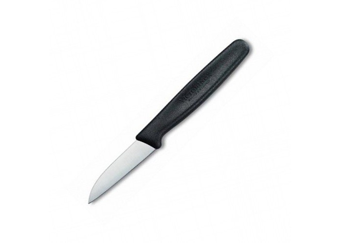 Ніж кухонний Victorinox Paring для чищення 6 см чорний (Vx50303)
