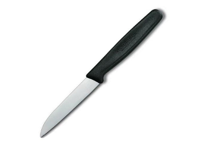 Ніж кухонний Victorinox Paring для чищення 8 см чорний (Vx50403)