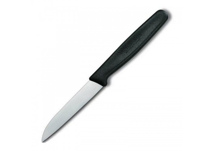 Ніж кухонний Victorinox Paring для чищення 8 см чорний (Vx50403)