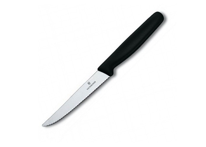 Ніж кухонний Victorinox Steak для стейка чорний (Vx51233)