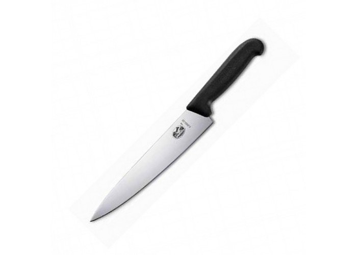 Ніж кухонний Victorinox Fibrox Carving обробний 22 см пряма заточка (Vx52003.22)