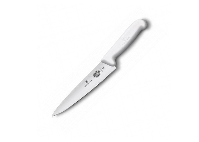 Ніж кухонний Victorinox Fibrox Carving обробний 15 см білий (Vx52007.15)