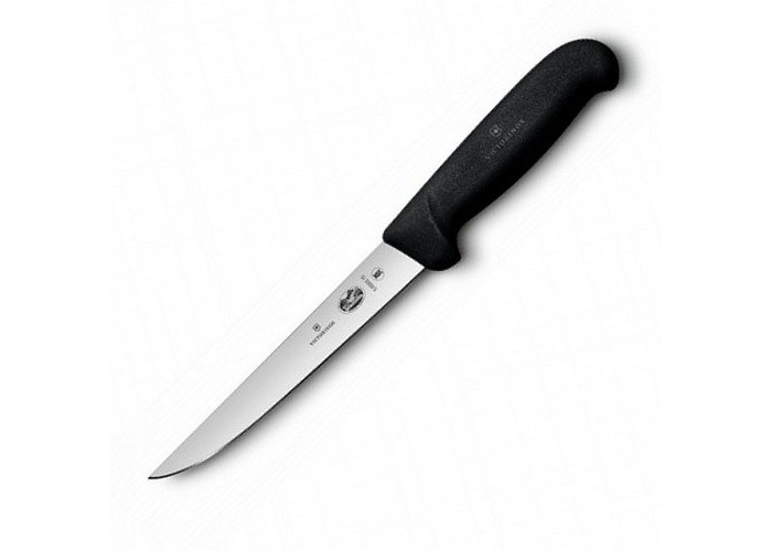 Ніж кухонний Victorinox Fibrox Boning обваловувальний 15 см чорний (Vx56003.15)