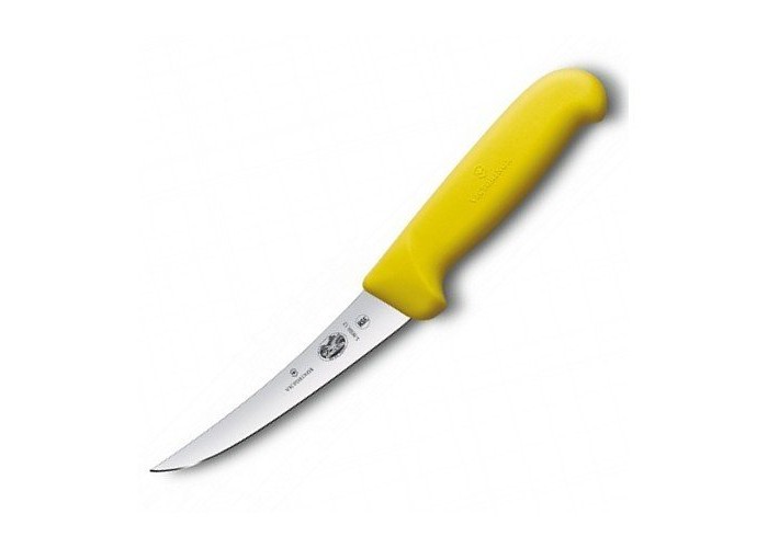 Ніж кухонний Victorinox Fibrox Boning обваловувальний 12 см жовтий (Vx56608.12)