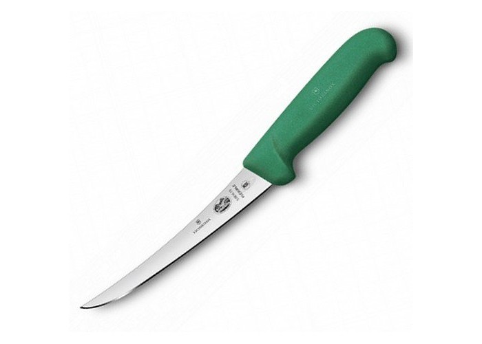 Ніж кухонний Victorinox Fibrox Boning Flex обваловувальний 15 см зелений (Vx56614.15)