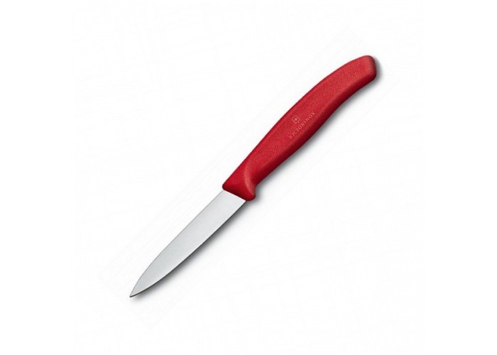 Ніж кухонний Victorinox SwissClassic Paring 8 см червоний