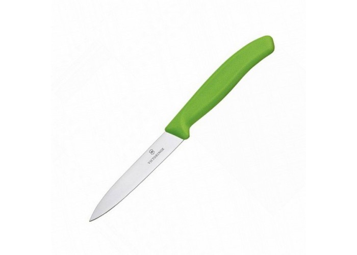 Ніж кухонний Victorinox SwissClassic Paring 10 см зелений (Vx67706.L114)