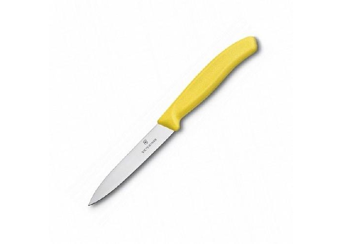 Ніж кухонний Victorinox SwissClassic Paring 10 см жовтий