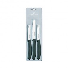 Набір кухонних ножів Victorynox пластик чорний 6.7113.3