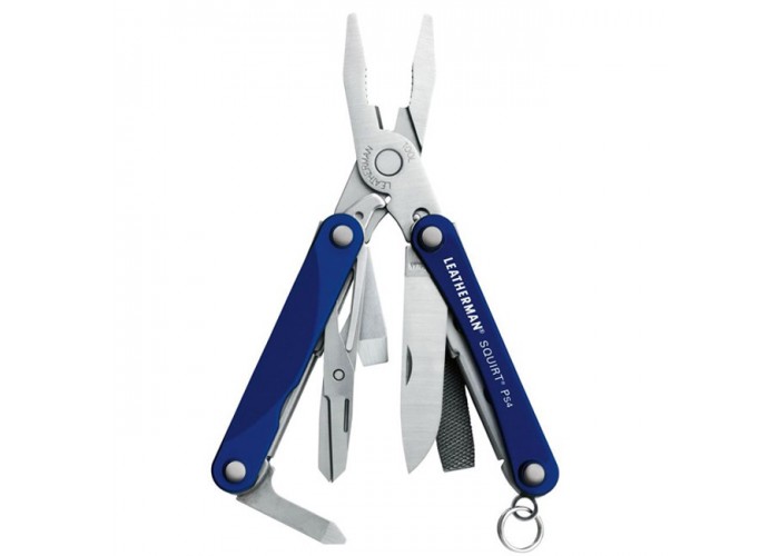 Мультитул LEATHERMAN Squirt PS4 blue, коробка 831230