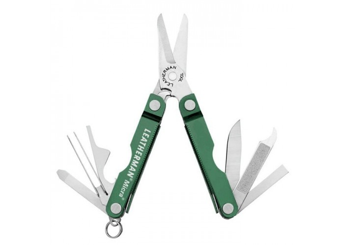 Мультитул Leatherman Micra-Green, бляшана коробка (64350082N)