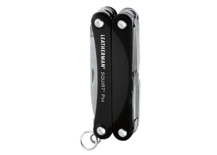 Мультиінструмент LEATHERMAN Squirt PS4 BLACK, картонна коробка