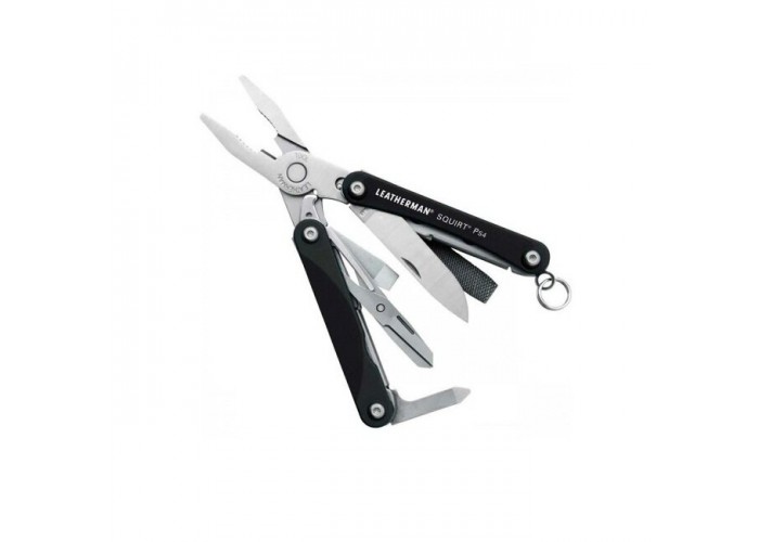 Мультиінструмент LEATHERMAN Squirt PS4 BLACK, картонна коробка