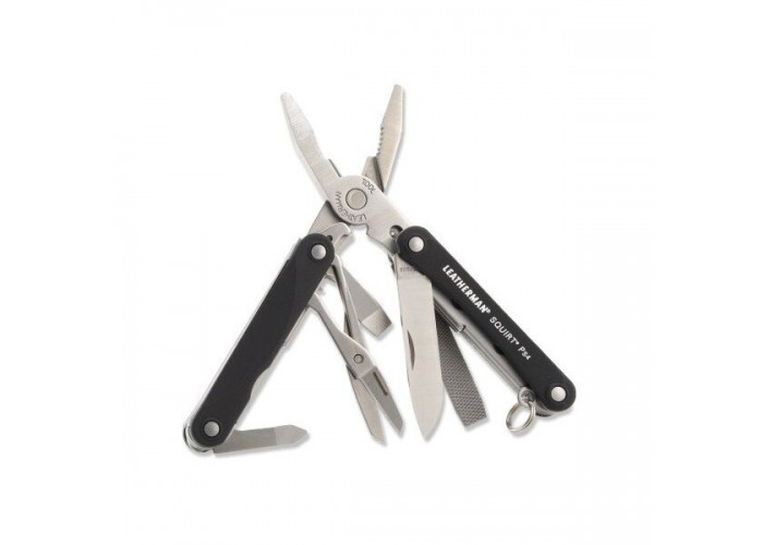 Мультиінструмент LEATHERMAN Squirt PS4 BLACK, картонна коробка