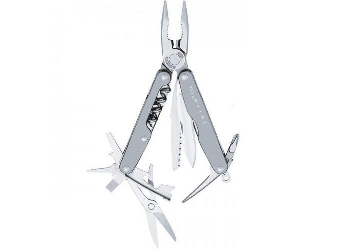 70108192N Набір LEATHERMAN Juice C2 Storm Gray, шкір. чохол, подар коробка