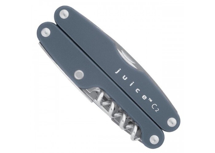 70108192N Набір LEATHERMAN Juice C2 Storm Gray, шкір. чохол, подар коробка