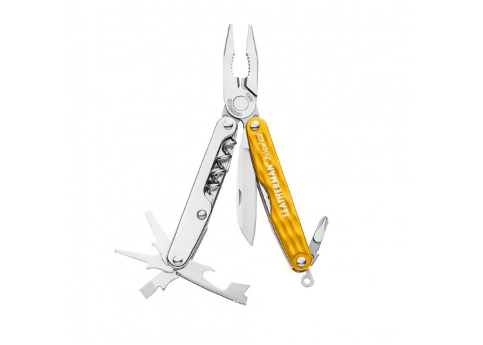 831979 Мультитул Leatherman Juice C2- Sunrise yellow, шкір. чохол, подар.коробка