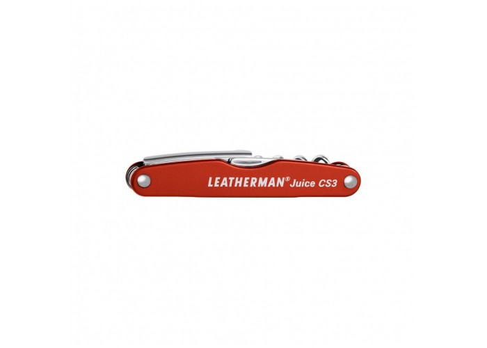 832369 Мультитул Leatherman Juice CS3- Cinnabar orange картонна коробка