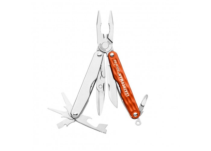 831983 Мультитул Leatherman Juice S2- Cinnabar orange, подарункова коробка