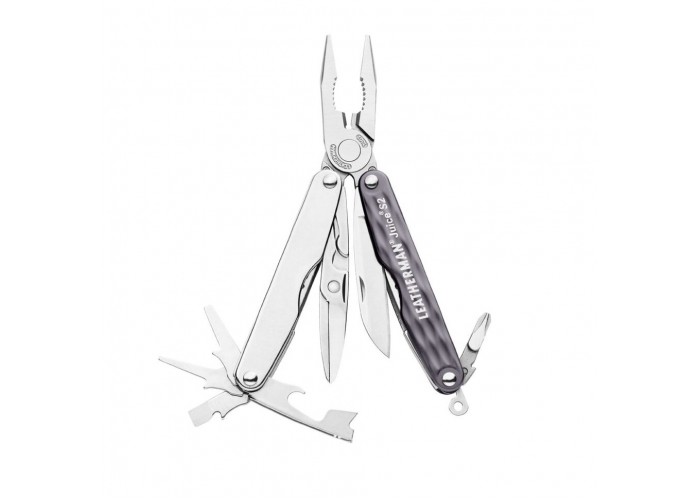 831985 Мультитул Leatherman Juice S2- Granite gray, шкір. чохол, подарункова коробка