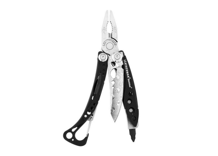 832422 Мультитул Leatherman Skeletool - Damascus, синтетичний чохол, картонна коробка