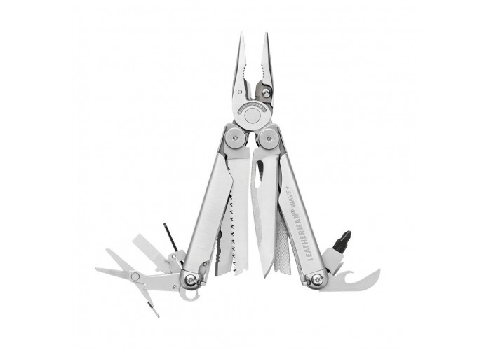 Мультитул Leatherman Wave Plus, синтетичний чохол, карт.коробка 832524