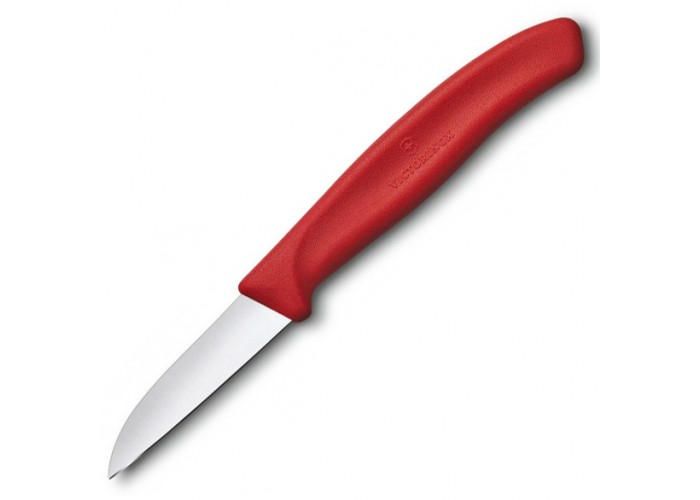 Кухонный нож Victorinox SwissClassic Paring 6см с крас. ручкой
