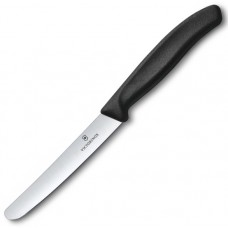 Кухонный нож Victorinox SwissClassic Table 11см закругл.нос с черн. ручкой