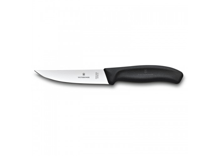 Кухонный нож Victorinox SwissClassic Carving 12см с черн. ручкой (блистер)
