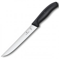Кухонный нож Victorinox SwissClassic Carving 18см с черн. ручкой (блистер)