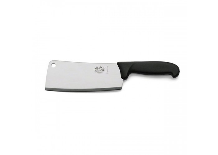 Кухонний ніж Victorinox Fibrox Cleaver 19см великий для м'яса із чорн. ручкою