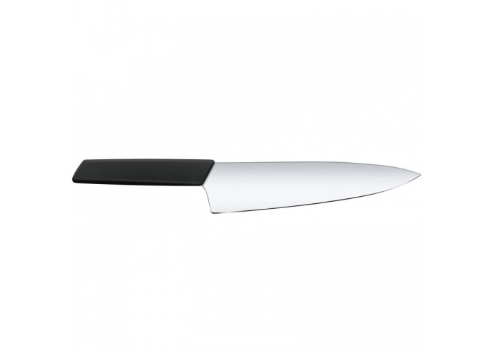 ДубльКухонный нож Victorinox Swiss Modern Carving 20см широк. с черн. ручкой (блистер)