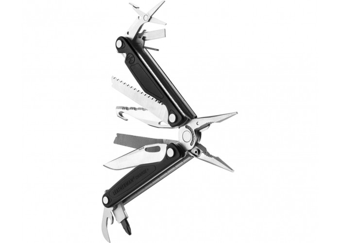 Мультиінструмент Leatherman CHARGE PLUS, шкіряний чохол, карт. кор., метрич. біти