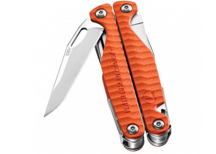 Мультиінструмент Leatherman CHARGE PLUS, шкіряний чохол, карт. кор., метрич. біти