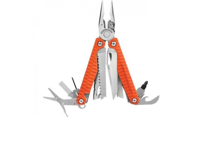 Мультиінструмент Leatherman CHARGE PLUS ORANGE, синтетичний чохол, карт. кор., метрич. біти