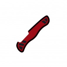 Накладки ручки ножа задн. red/black (111мм)