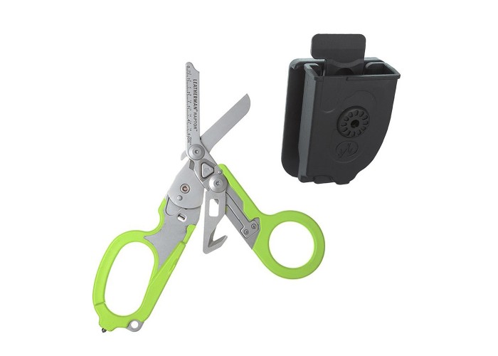 Ножиці LEATHERMAN Raptor Rescue, зелені, utility чохол