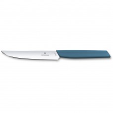 Кухонный нож Swiss Modern Steak  12см с син. ручкой