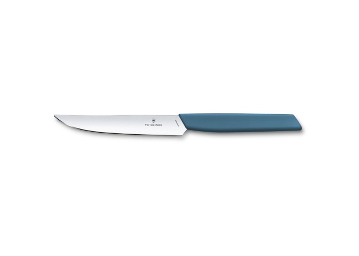 Кухонный нож Swiss Modern Steak  12см с син. ручкой