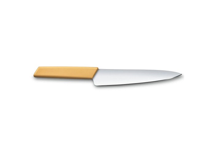 Кухонный нож Swiss Modern Carving  19см с желт. ручкой (блистер)