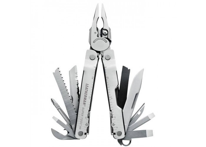 831151 Мультиінструмент LEATHERMAN Super Tool 300 BLACK, чохол MOLLE (чорн), картонна коробка