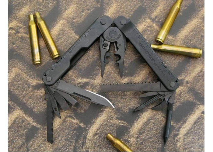 831368 Мультиінструмент LEATHERMAN Super Tool 300  EOD BLACK, чохол MOLLE (коричн.), картонна кор.
