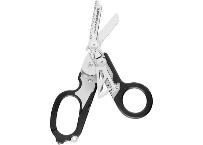 832167 Ножиці LEATHERMAN Raptor Rescue, чорні, utility чохол