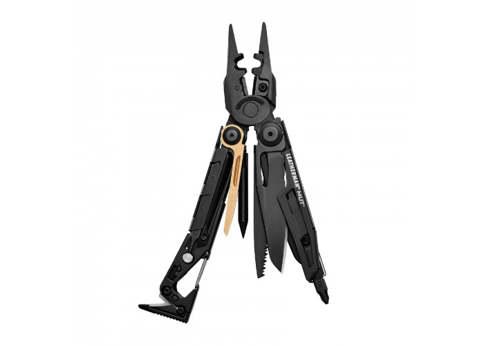 Мультиінструмент Leatherman MUT EOD BLACK, чохол Molle (коричневий), картонна коробка